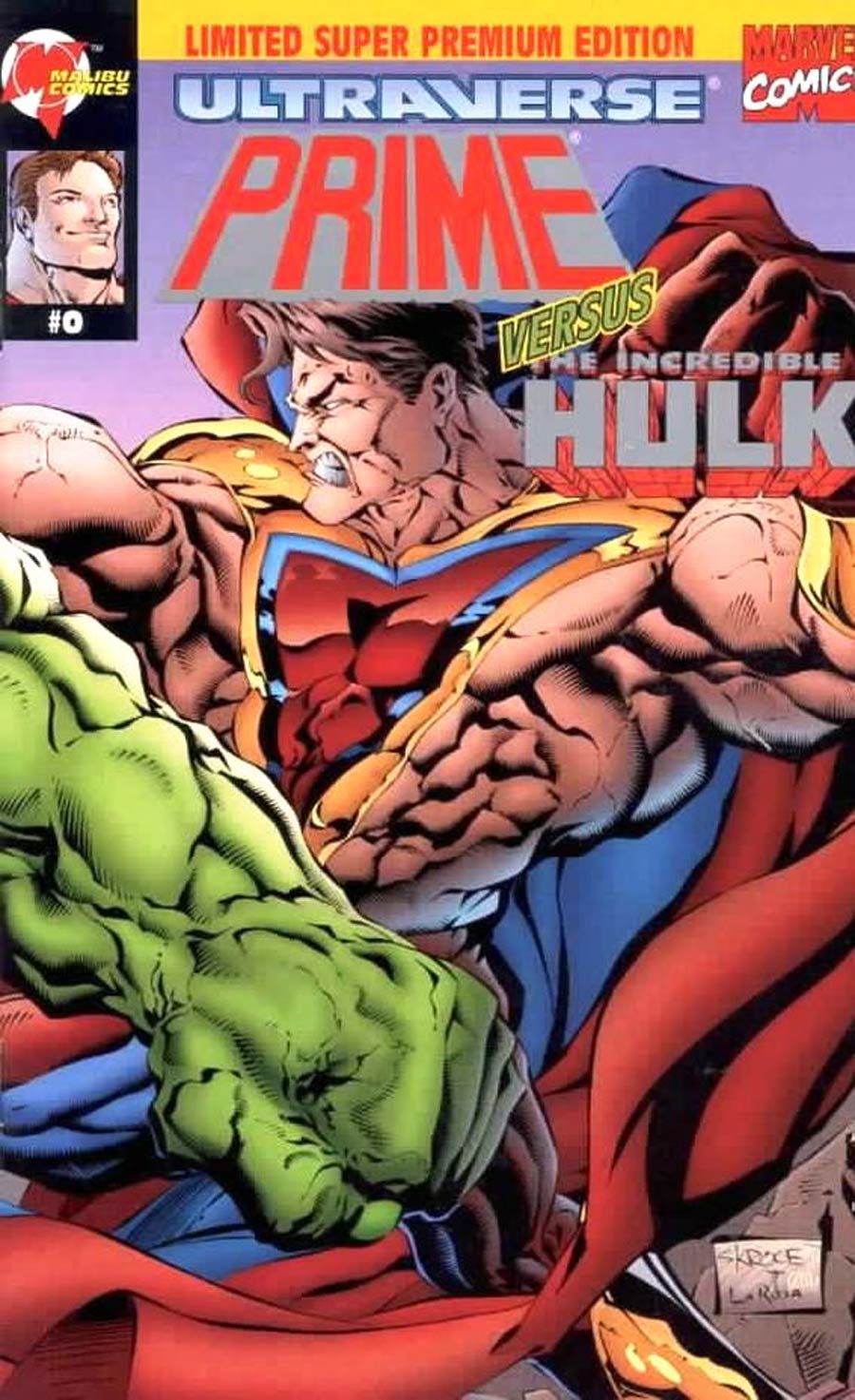 Prime Vs The Incredible Hulk #0 Cover B Limited Super Premium Edition