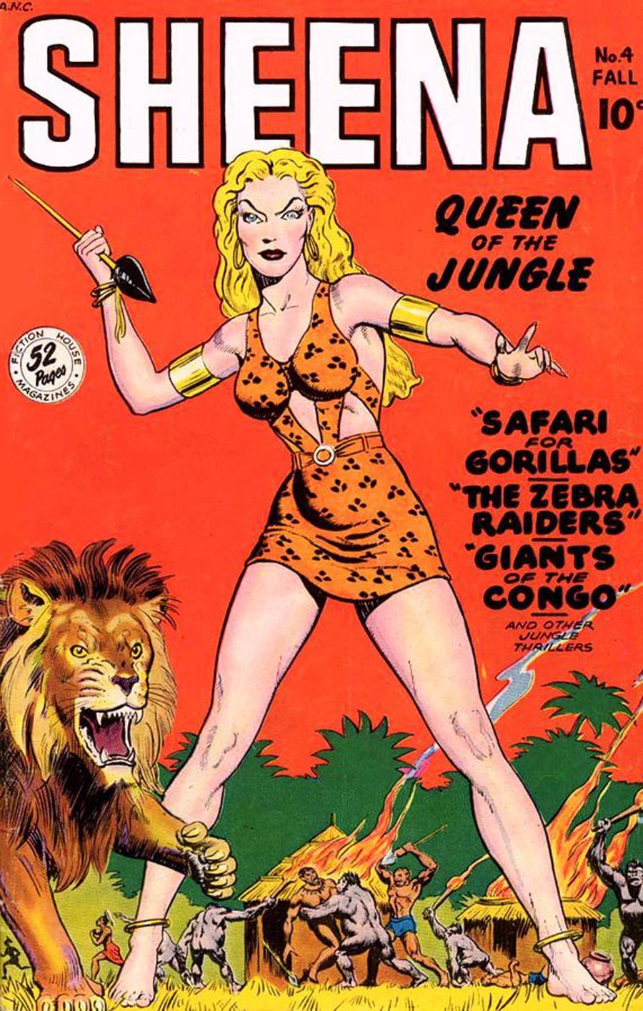 Sheena Queen Of The Jungle (Fiction House) #4