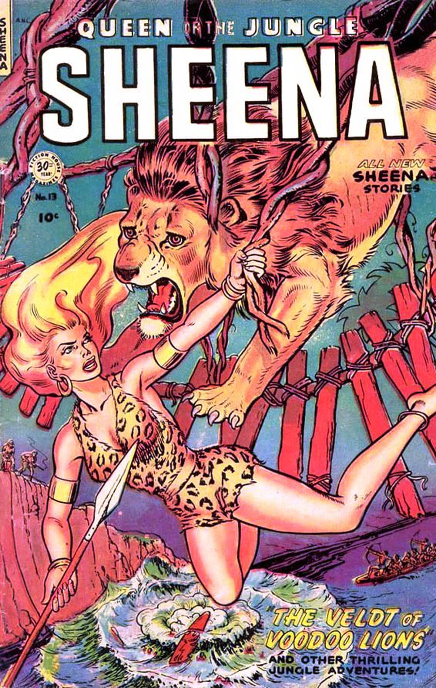 Sheena Queen Of The Jungle (Fiction House) #13