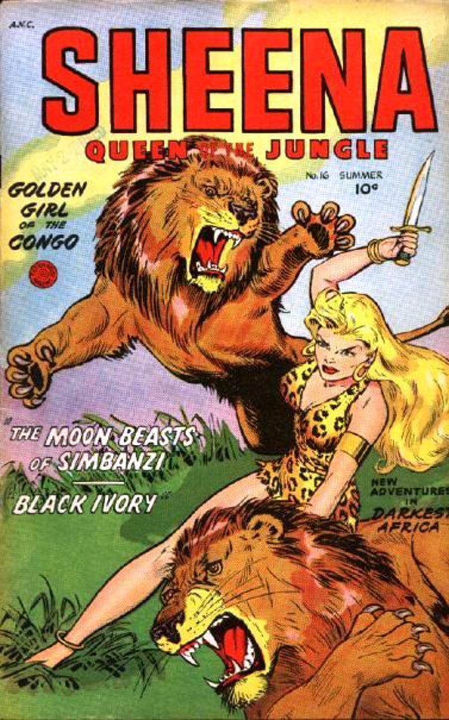 Sheena Queen Of The Jungle (Fiction House) #16