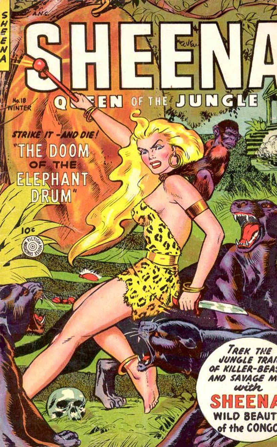 Sheena Queen Of The Jungle (Fiction House) #18