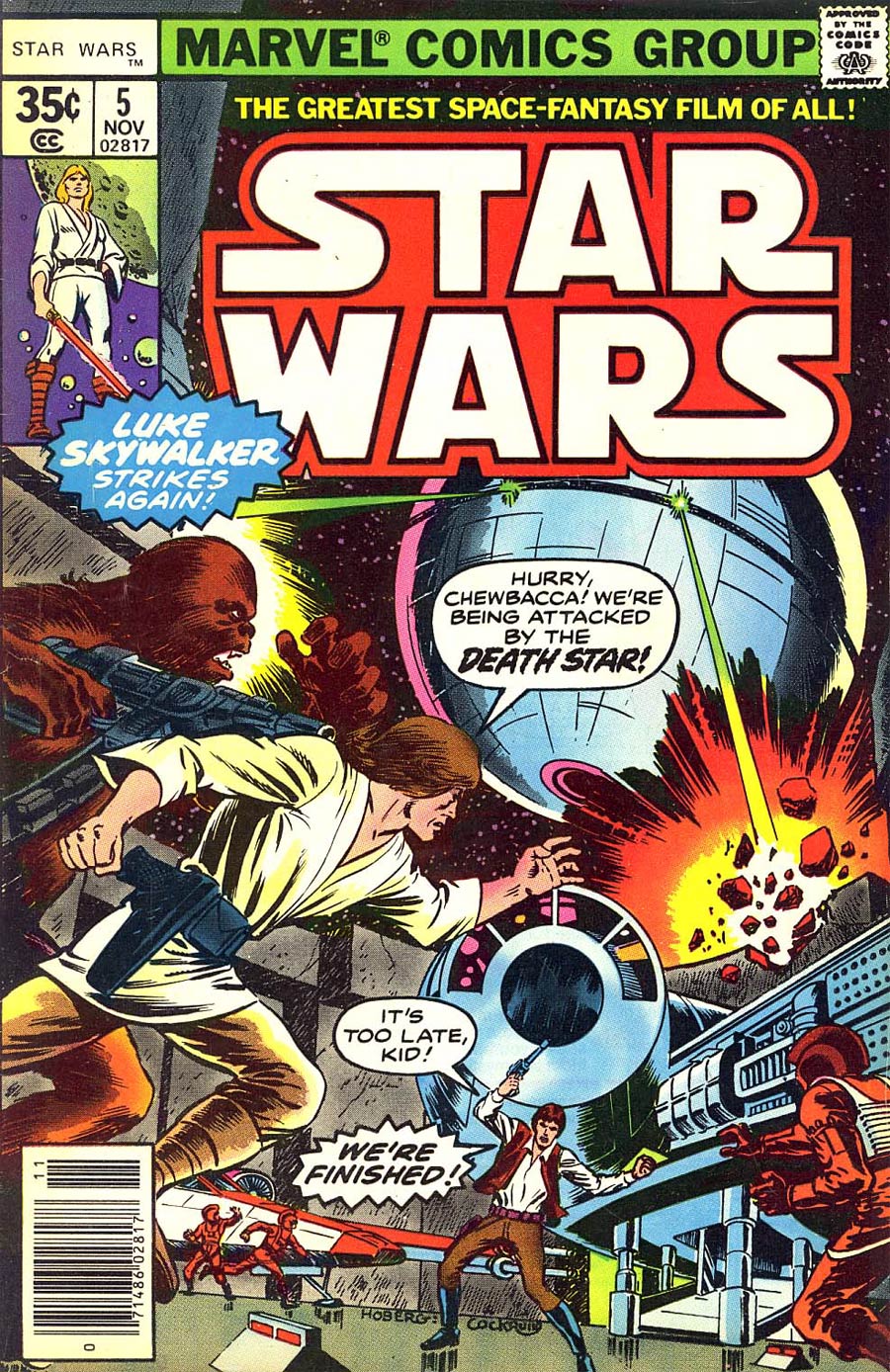 Star Wars (Marvel) Vol 1 #5 Cover A 1st Ptg