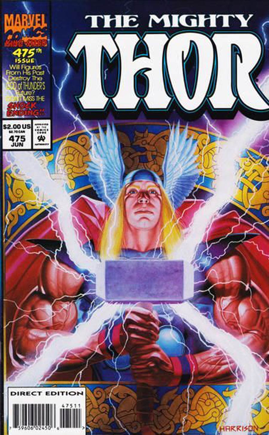 Thor Vol 1 #475 Cover B Newsstand Edition