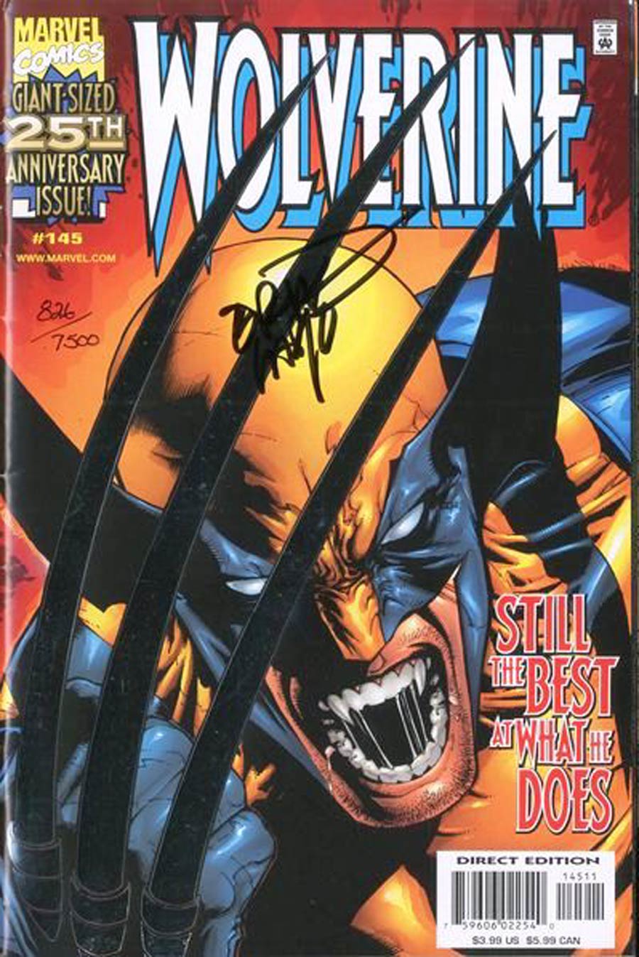 Wolverine Vol 2 #145 Cover E Signed Erik Larsen DF