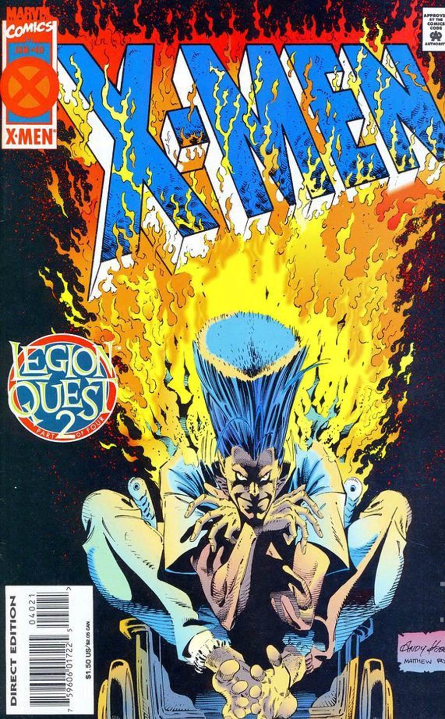 X-Men Vol 2 #40 Cover B Newsstand Edition