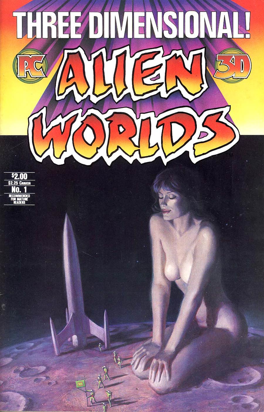 Three Dimensional Alien Worlds #1 Cover A With Glasses