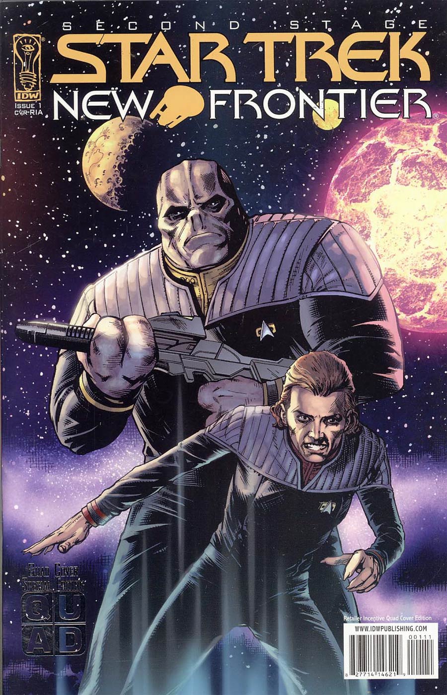 Star Trek New Frontier #1 Incentive Quad Variant Cover