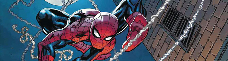 Marvel Men's Spider-Man Eyes Diamond Tie, Black