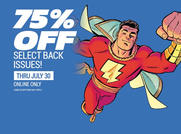 70% off select back issues