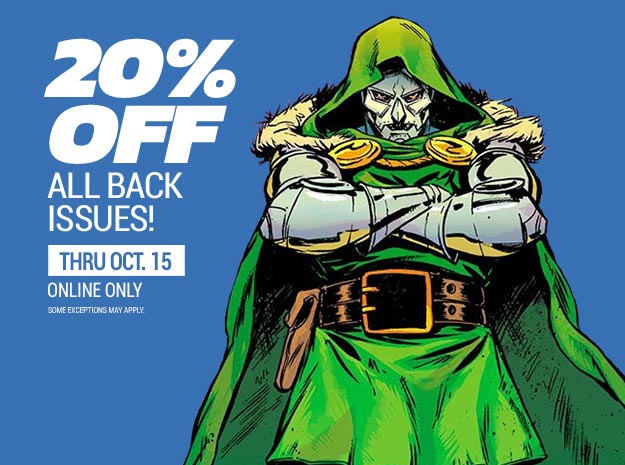 20% off all back issues