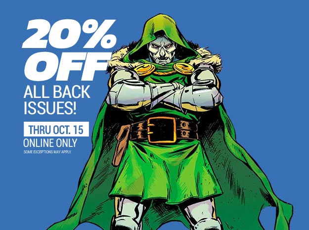 20% off all back issues