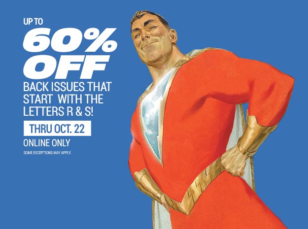 Up to 60% off all back issues R & S