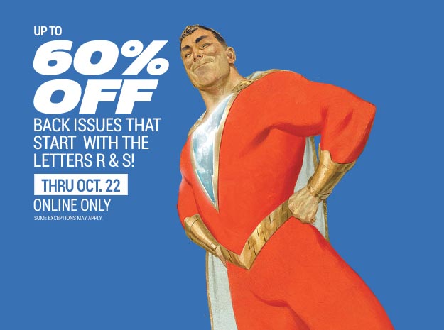 Up to 60% off all back issues R & S